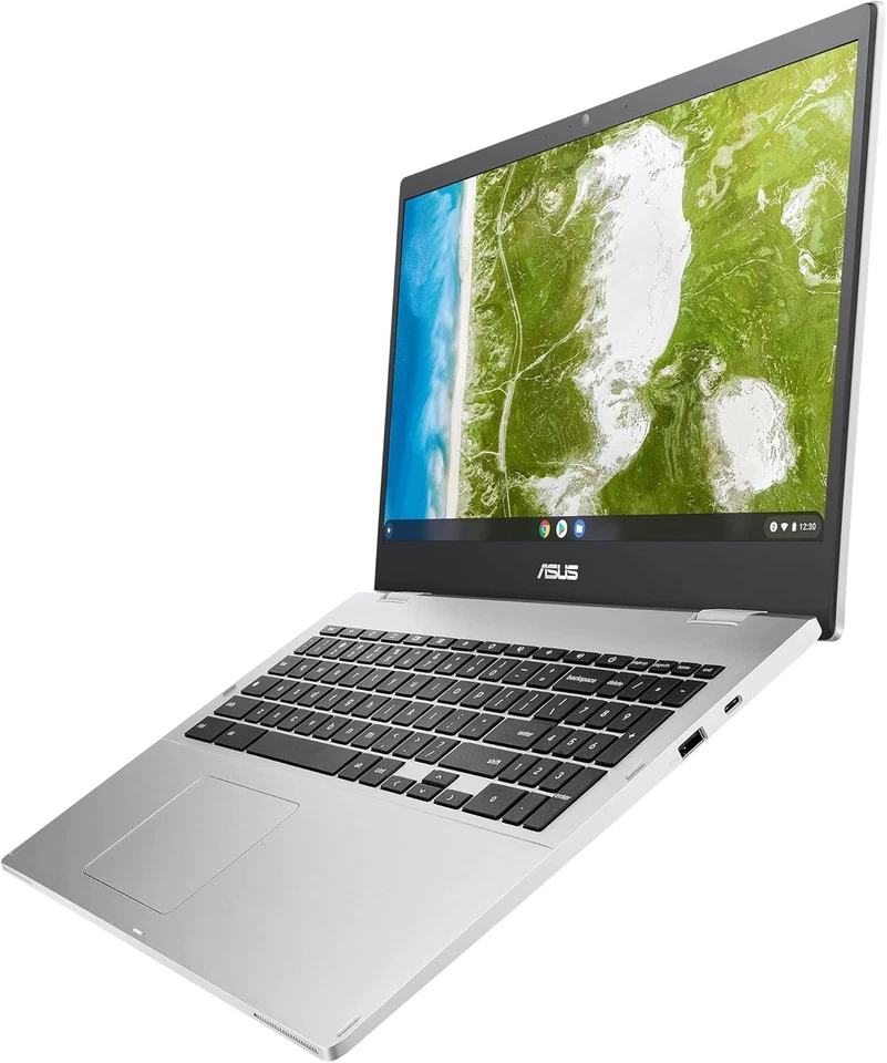 ASUS Chromebook CX1, 15.6" FHD Celeron N3350 64GB eMMC 8GB Chrome OS Silver NEW - Image 3 of 4