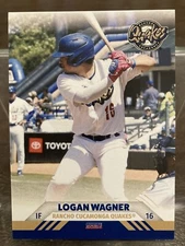 2024 Choice Logan Wagner RC Rancho Cucamonga Quakes Team Card #29 Dodgers