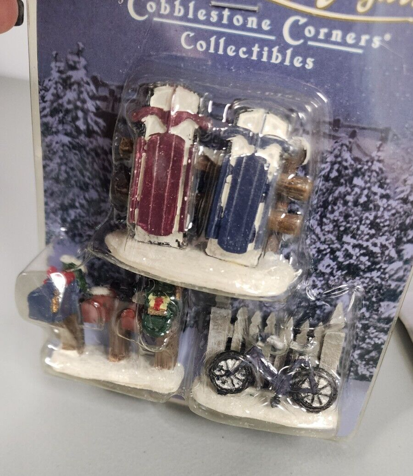 Windham Heights Cobblestone Corners Christmas Accessories Figures Lot