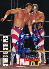 Marcus Buff Bagwell Signed 1995 Cardz WCW Main Event Rookie Card #38 RC WWE NWO