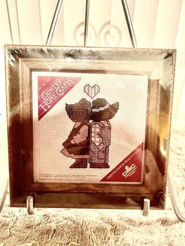 Country Home Crafts Counted Cross Stitch Kit W/ 5X5 Frame Amish No. 1101 New - Picture 7 of 8
