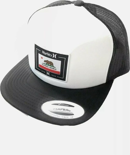 hurley snapback trucker hat