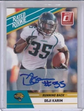DEJI KARIM 2010 Donruss Rated Rookie Autograph #26 Jaguars