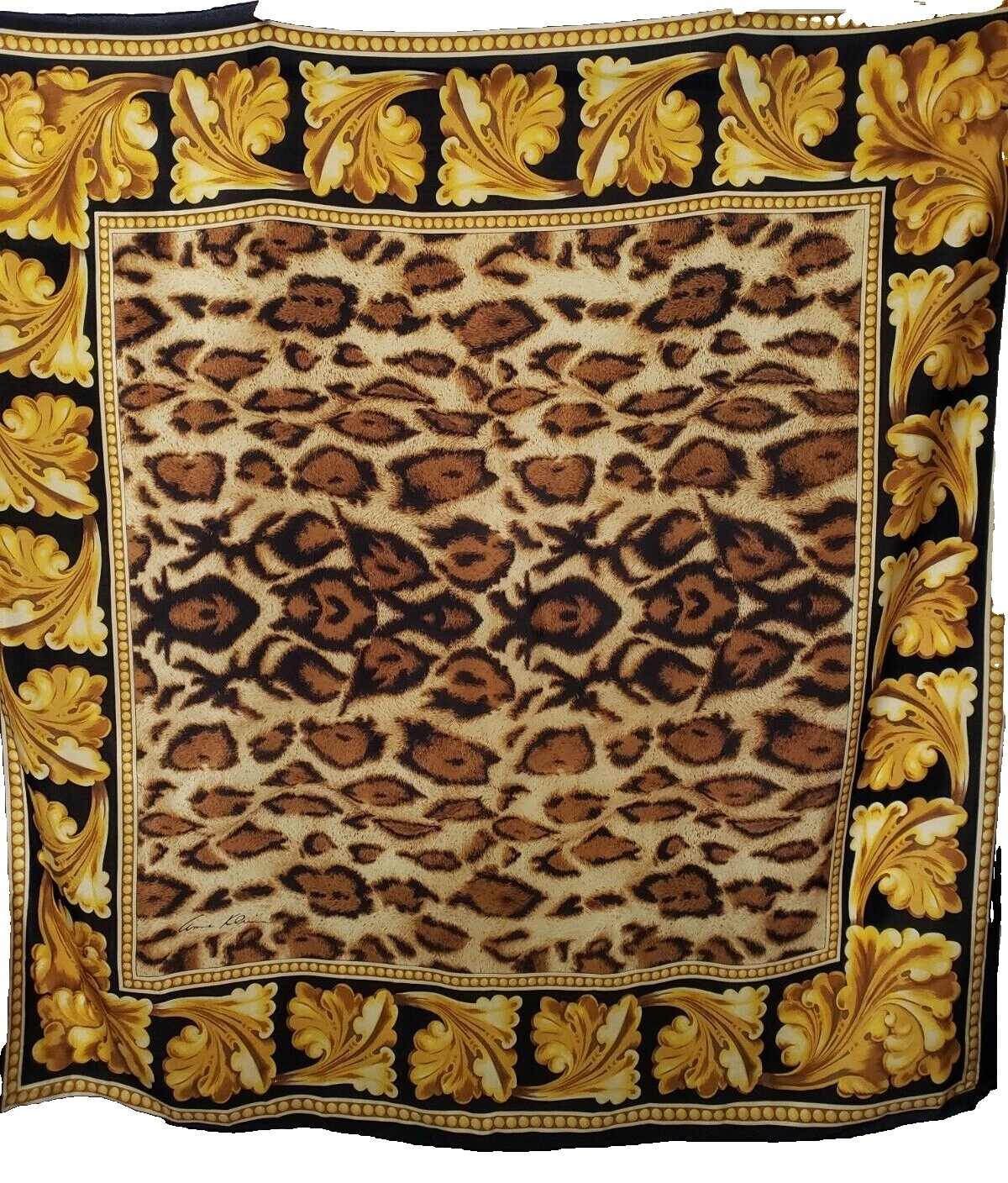 Bufanda Multicolor 100% Seda Bufandas y estolas Vintage