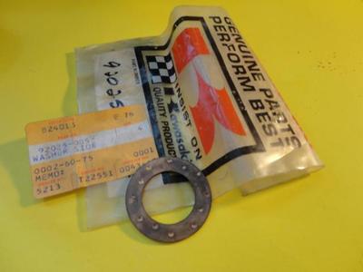 専用1 NOS OEM FACTORY KAWASAKI KX125 KX60 KX80 G31M SIDE WASHER 92025