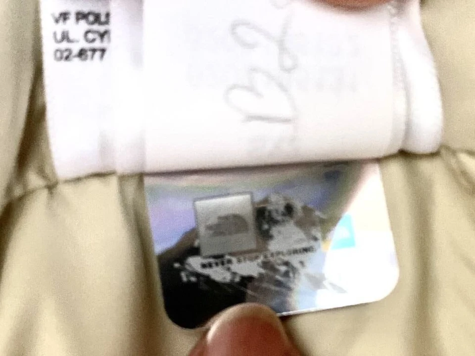 The north face womens coat W DIABLO DOWN JACKET cream NF0A4SVK4D51 puffer RP£270 - Image 3 of 4