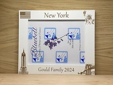 New York Photo Frame Engraved And Personalised To Fit Photo 8x10"