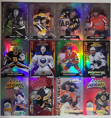 2021-22 Upper Deck Stature Base Legends ROOKIES and Veterans. You pick from list