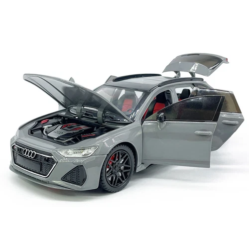 1:24 Audi RS6 Avant Model Car Wagon Die-cast Toy Cars Toys Collection Pull Back - Picture 11 of 20