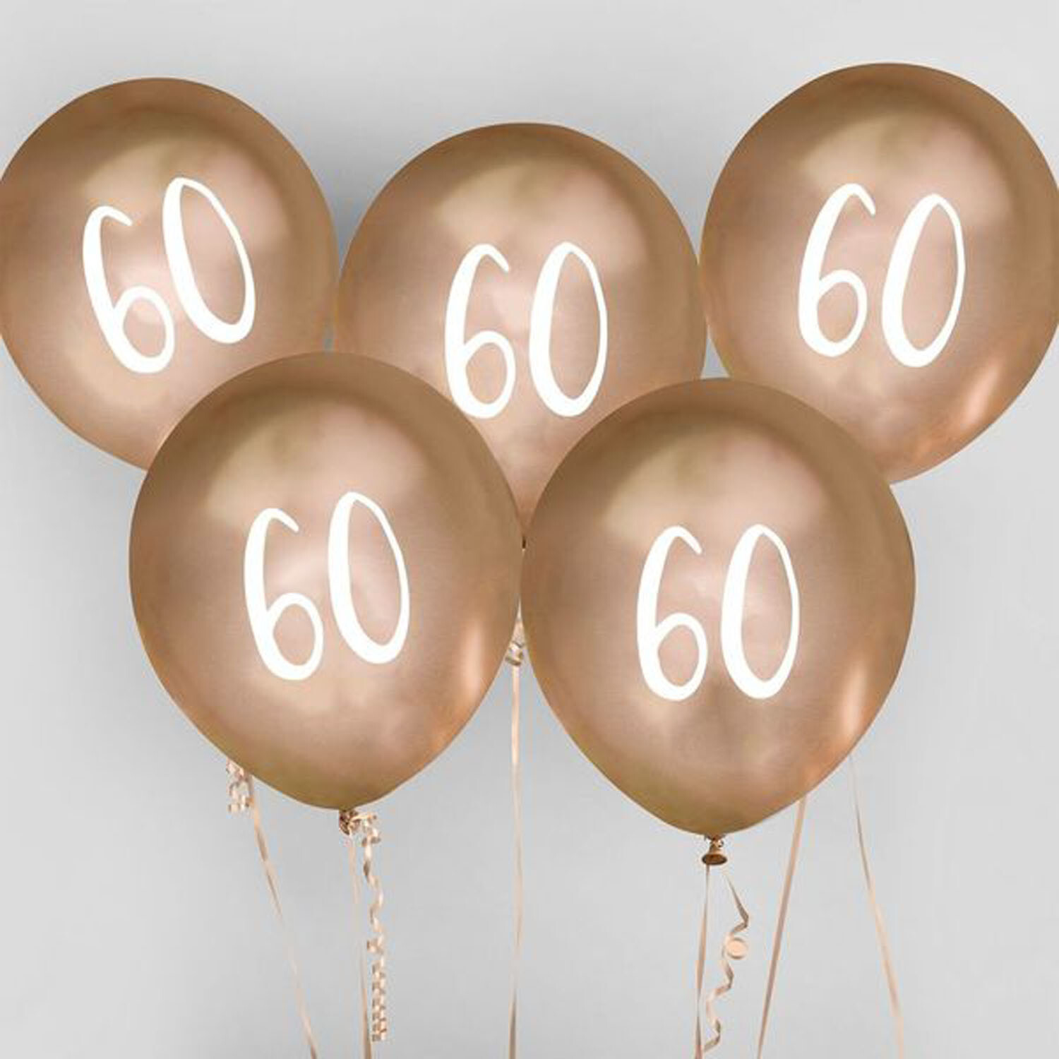 60th Birthday Party Balloons Gold Decorations Age 60 Balloons 60th Anniversary 5