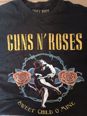 Guns N Roses sweet child o mine t-shirt gundam bravado XL 2021 Hard Rock AC/DC