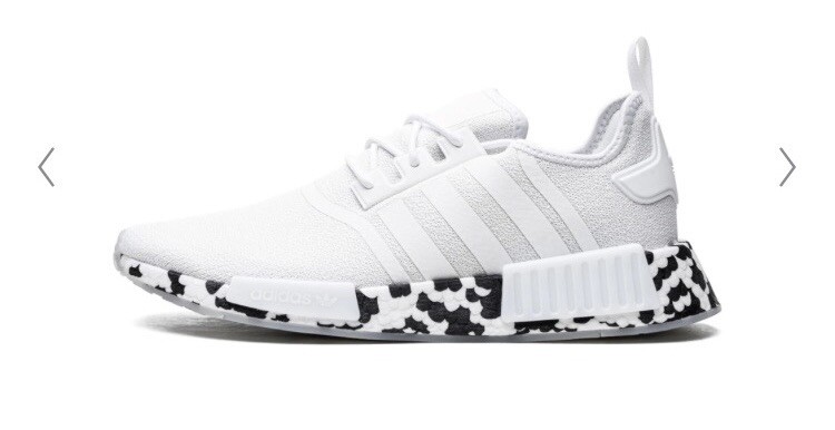 Adidas NMD R1 Parley ID White Black Speckled Running Tennis Shoes