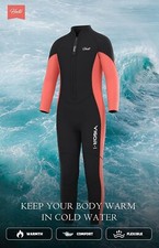 Hevto Full Body Wetsuit for Kids and Youth 3mm Neoprene