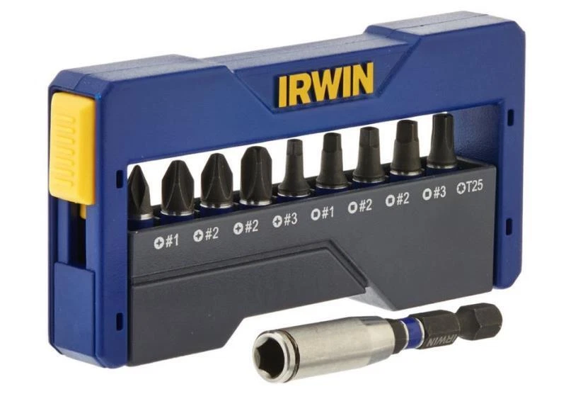 Irwin  Impact Screwdriver Bit Set of 10 Mixed - 1923432 - Image 2 of 4