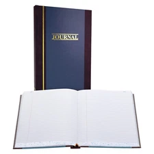 Wilson Jones Record Book, 11-3/4" x 7-1/4", Ruled, 500 Pages, 35 Lines, S300