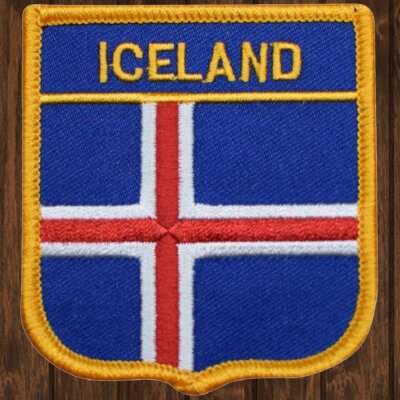 Iceland Embroidered Patch   Iron On
