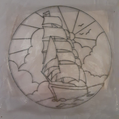 1992 Cameo Inc. Suncatchers #S3612 WIND JAMMER Paint Activity 11'', sealed