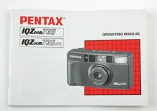 199450 Pentax IQZoom 735  735 Date Original User Instruction Manual Booklet