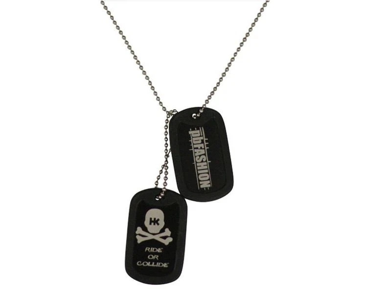 HK Army Dog Tags - Ride or Collide, schwarz