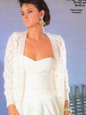 knitted lace cardigan