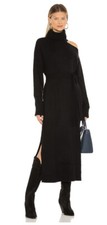 NWT Paige Raundi Black Sweater Dress S/XS
