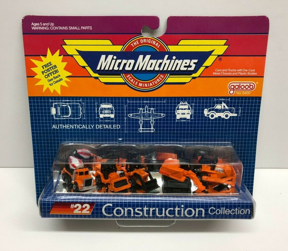 1988 Micro Machines CONSTRUCTION Collection #22 *** no. 6400 | eBay