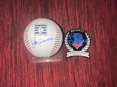 Joe Torre Signed Official Hall Of Fame Baseball New York Yankees Beckett | eBay