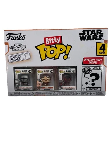 Funko Bitty Pop Star Wars 4-Pack the Mandalorian Collectible Figures