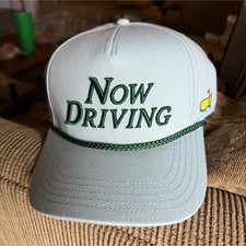 Masters Now Driving Golf Hat Light Gray Green...