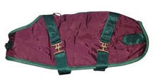 Foggy Mountain Nylon Turnout Dog Coat Sherpa 16 Made In USA Jacket Warm FREE SH