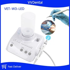 LED Dental Ultrasonic Piezo Scaler+2 Bottles Fit Cavitron EMS Woodpecke