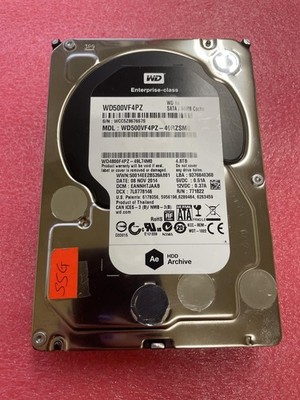 WESTERN DIGITAL WDC WD500VF4PZ-49RZSM0 4.8TB 3.5 SATA HDD