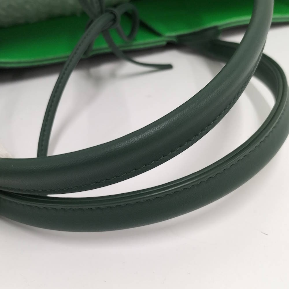 Bottega Veneta Tote Bag Arco Leather Green 24x14x4.7 in Used thumbnail 6