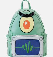 Loungefly Nickelodeon Spongebob Squarepants Plankton Mini Backpack NEW