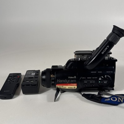 Sony Video 8 Handycam CCD-FX410 Video Camera Recorder w/Battery & Remote RMT-509