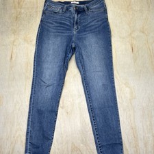USED WOMENS sz 32 Madewell 10  Roadtripper Jeans Medium Wash Tapered Fit