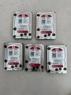 Bundle of FIVE (5) Western Digital Red NAS Hard Drive 4TB WD40EFRX