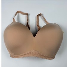 Bare Necessities Wire-Free Smoothing Bra Women 30G Hazel NEW Geo Lace B10246LACE