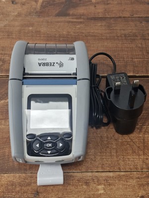 Zebra ZQ610 Etikettendrucker Tragbar Thermo Bluetooth WLAN mit neuem Stromkabel.
