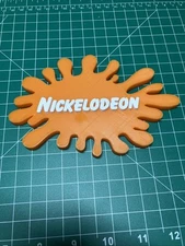 3D Printed Nickelodeon Splat 90s Logo Sign Display Fan Art