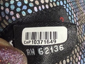 Guess Jeans Metallic Black Corset Style Bustier Top - Medium