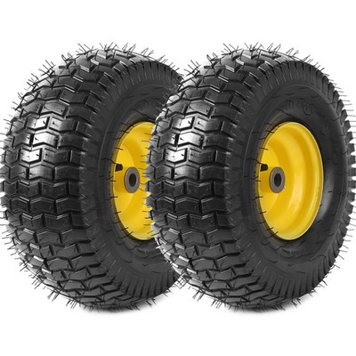 Tire Wheel 15 X 6.00-6 Pneumatic Offset Hub John Deere 2 Pack AR-PRO 4Ply