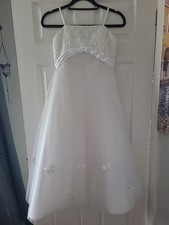 Suknie Phoenix Rozmiar 8/10 Biała Studniówka Ślub Suknia druhny Koronka Haftowana