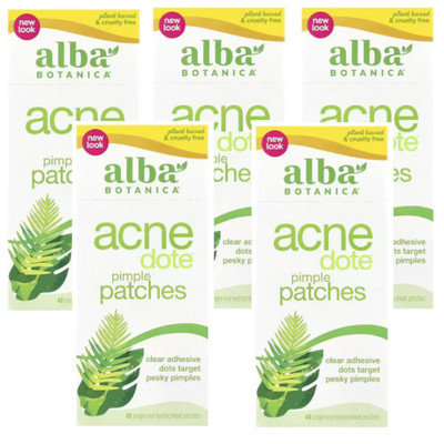 Alba Botanica AcneDote - Pimple Patches 40 Count Each (Pack of 5)