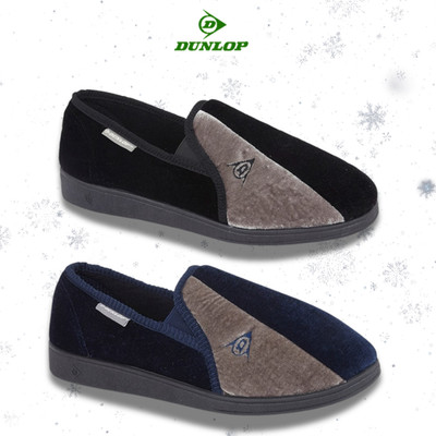 Dunlop Herren-Hausschuhe Herren Memory Foam flach bequem gemütlich UK 7 12