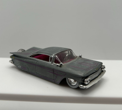 Jada 1959 Chevy Impala, Von Dutch Garage Lowrider Collectible Car Raw. Nice! 04