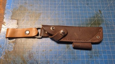 BENCHMADE BUSHCRAFTER SEIBERT 162 ORIGINAL STOCK LEATHER SHEATH- NEW