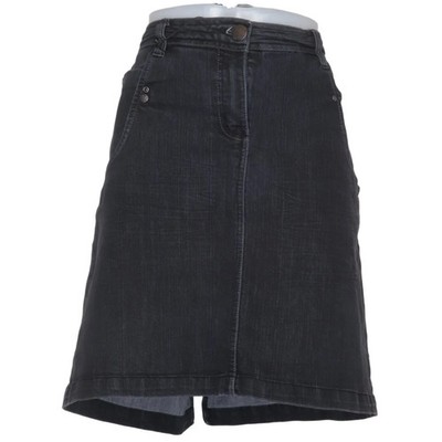 Cappuccini, Jeansrock, Größe: 42, Grau, Baumwolle/Elasthan/Polyester #WBS