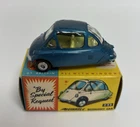Vintage Corgi Toys 233 Heinkel Economy Car Blue In Original Box