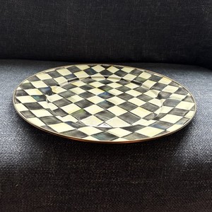 MacKenzie-Childs Courtly Check 16” Platter - Serving Plate